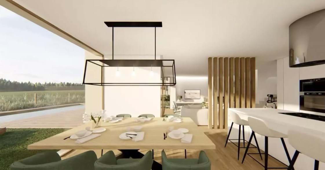 Twin villa with 3 bedrooms in golf resort and access to the beach