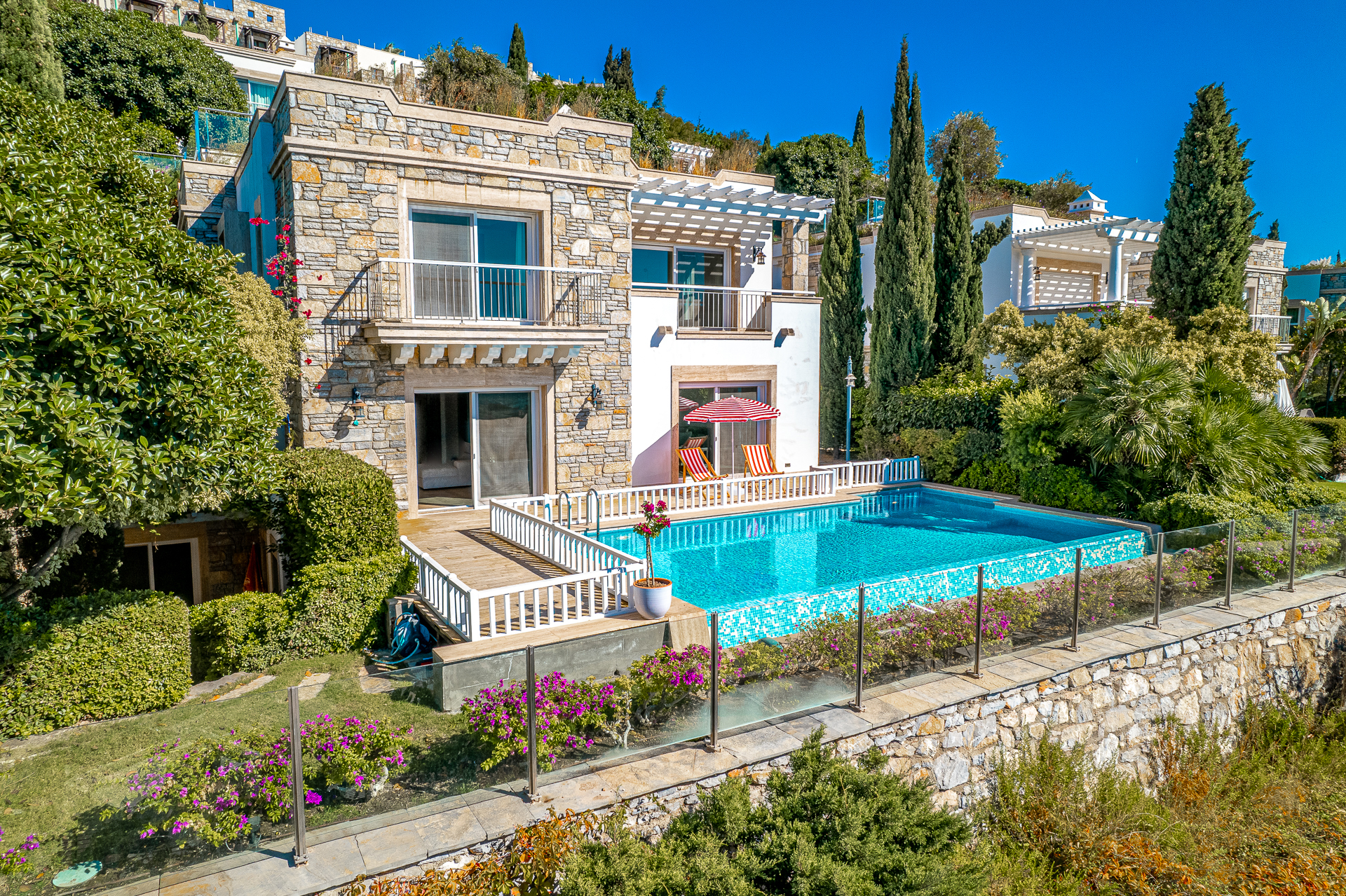 Sea-View Stone Villa in Bodrum
