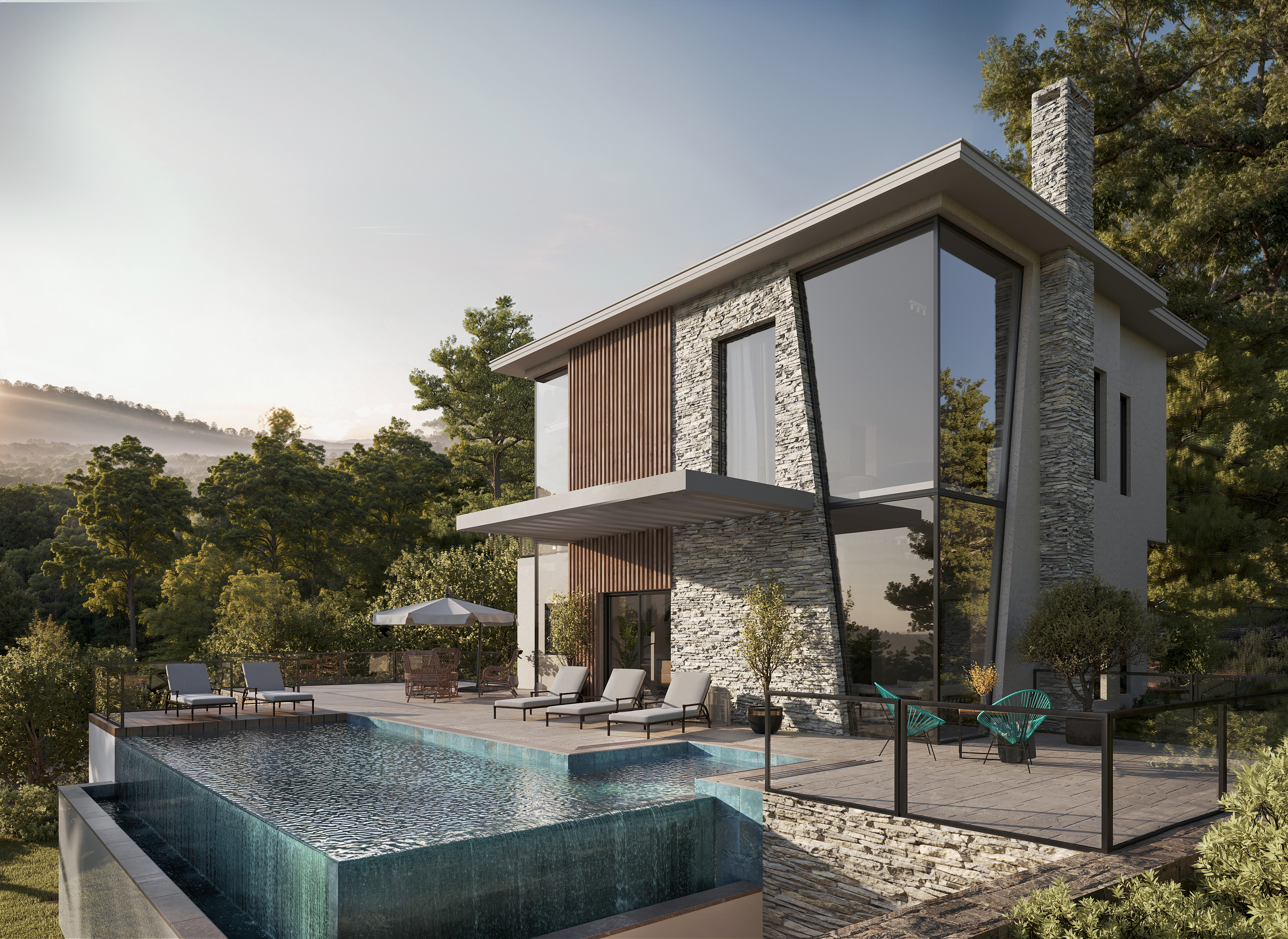 Luxury Villas with Mountain Views