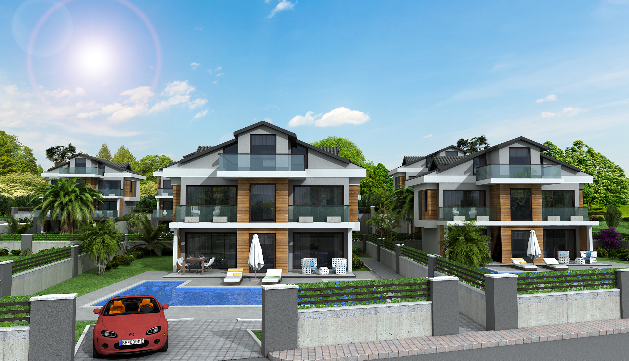 Detached Luxury Hisaronu Villas