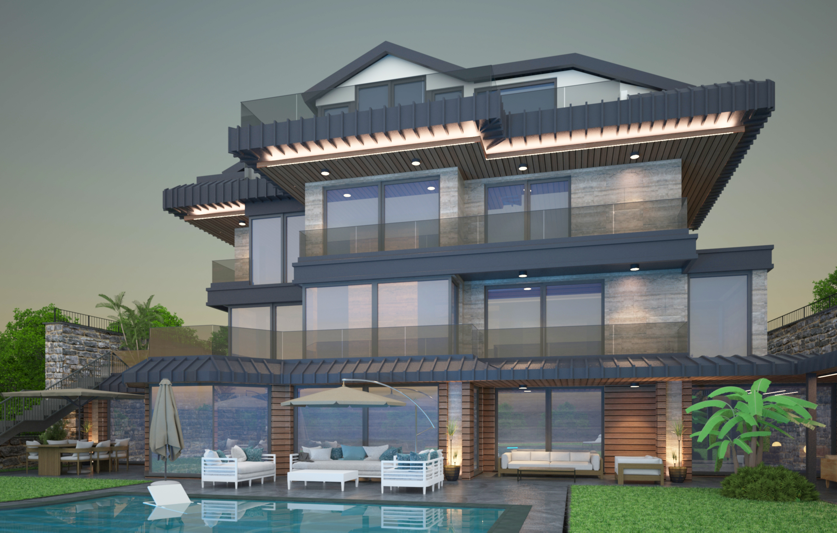 Contemporary Villa in Istanbul