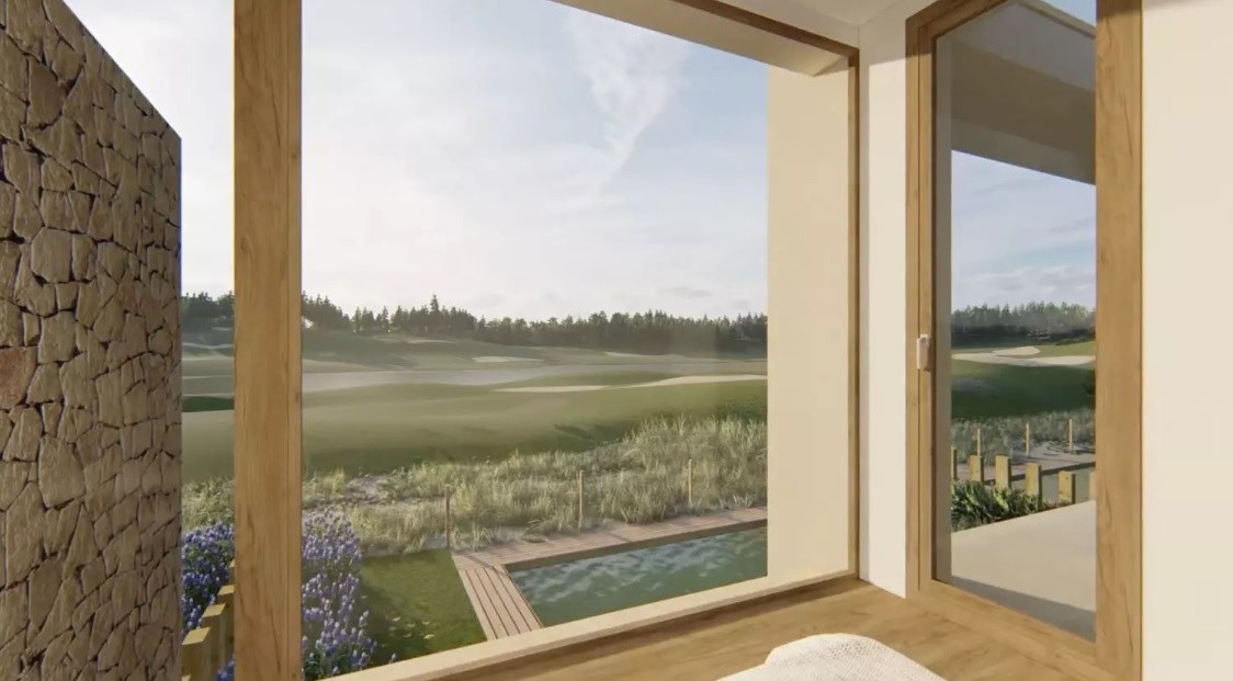 Twin villa with 3 bedrooms in golf resort and access to the beach