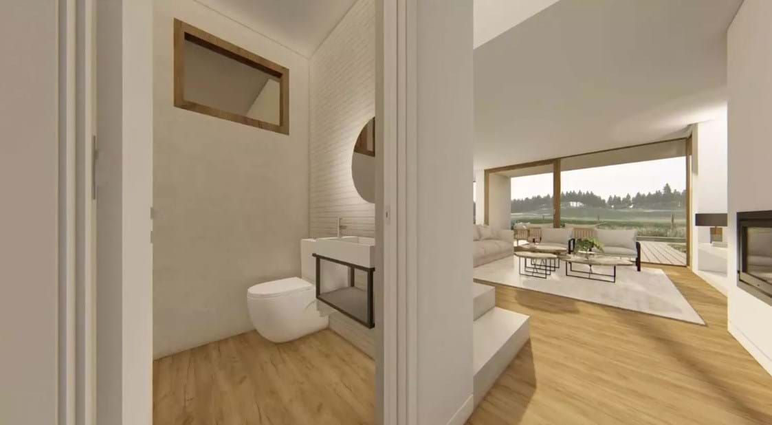 Twin villa with 3 bedrooms in golf resort and access to the beach