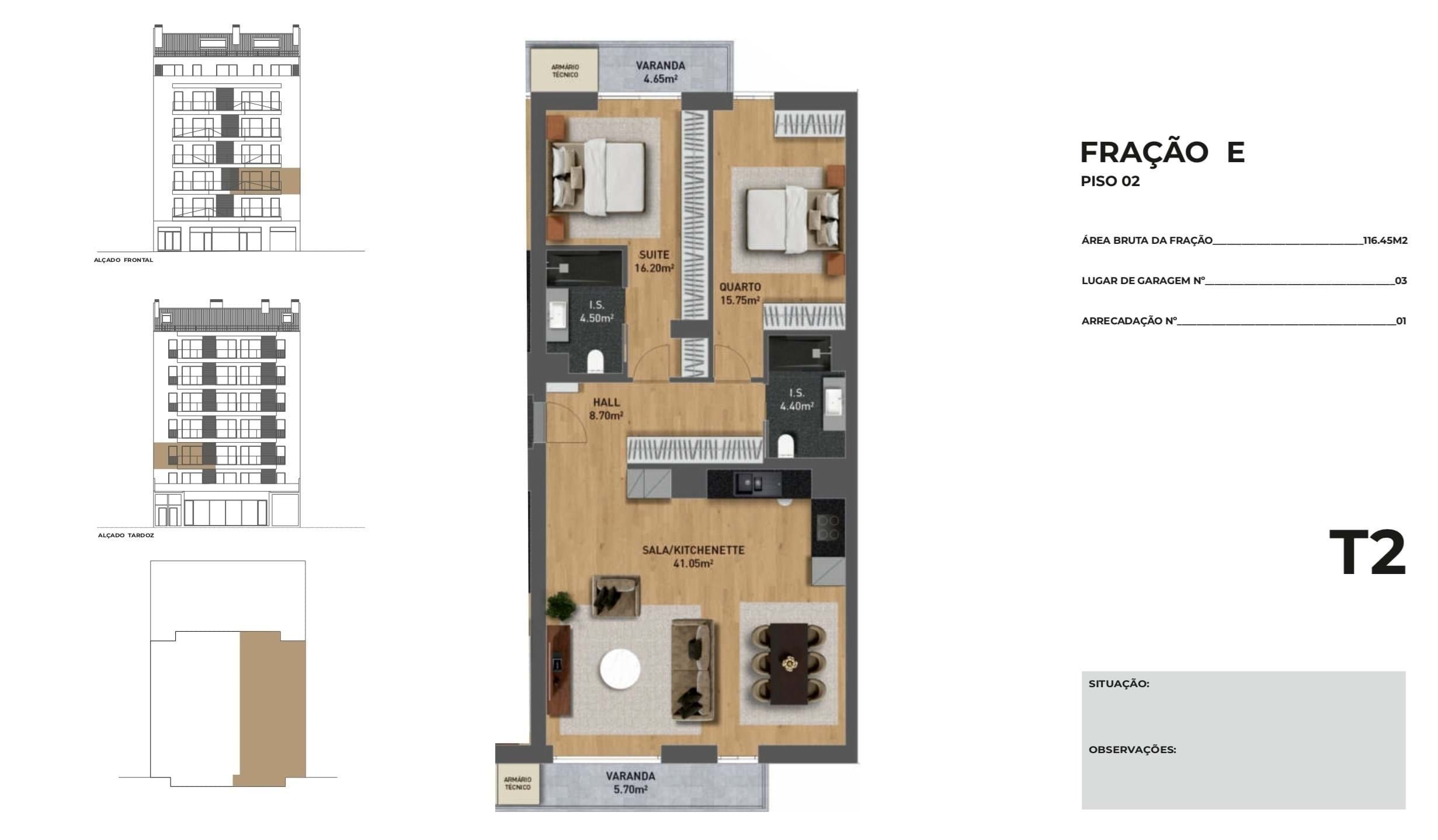 2 Bedroom Duplex Apartment with Terrace and Garage in Avenidas Novas