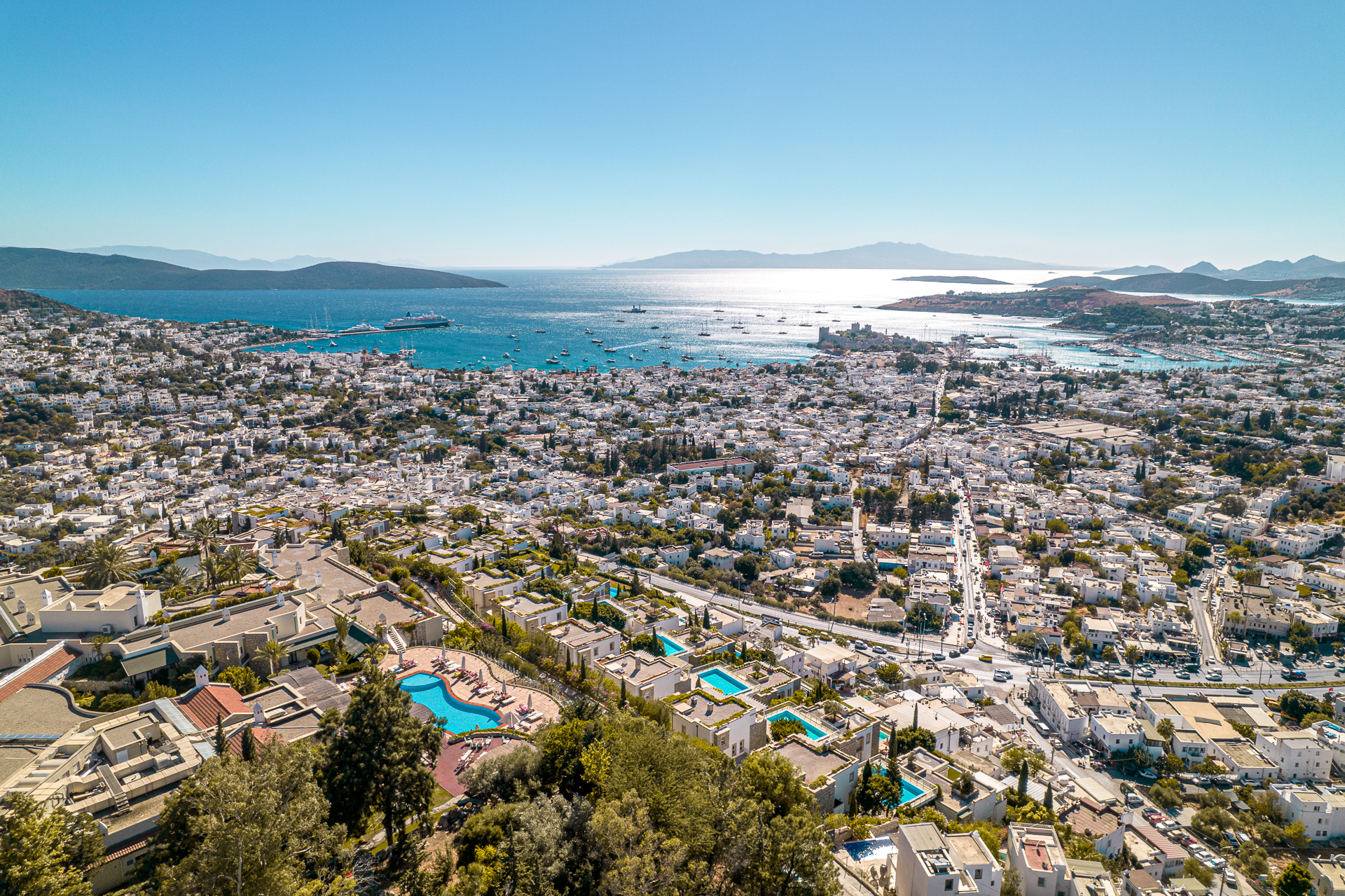 Sea-View Stone Villa in Bodrum