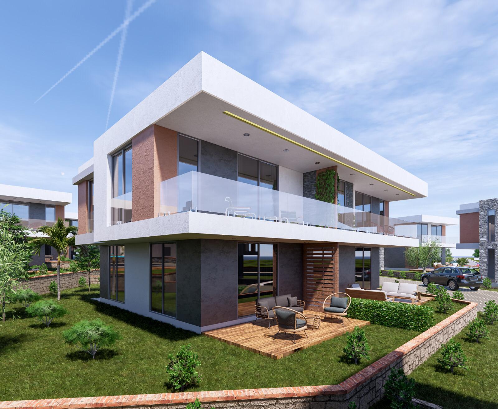 Detached Akbuk Villas For Sale With Sea Views