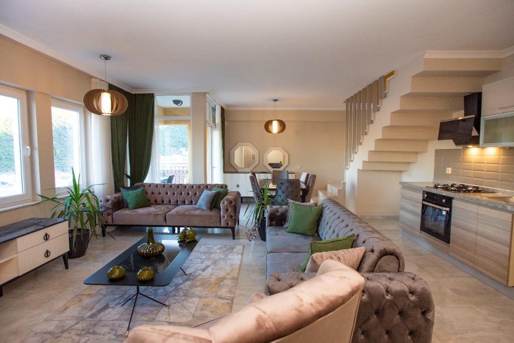 Modern Duplex Apartments For Sale In Fethiye