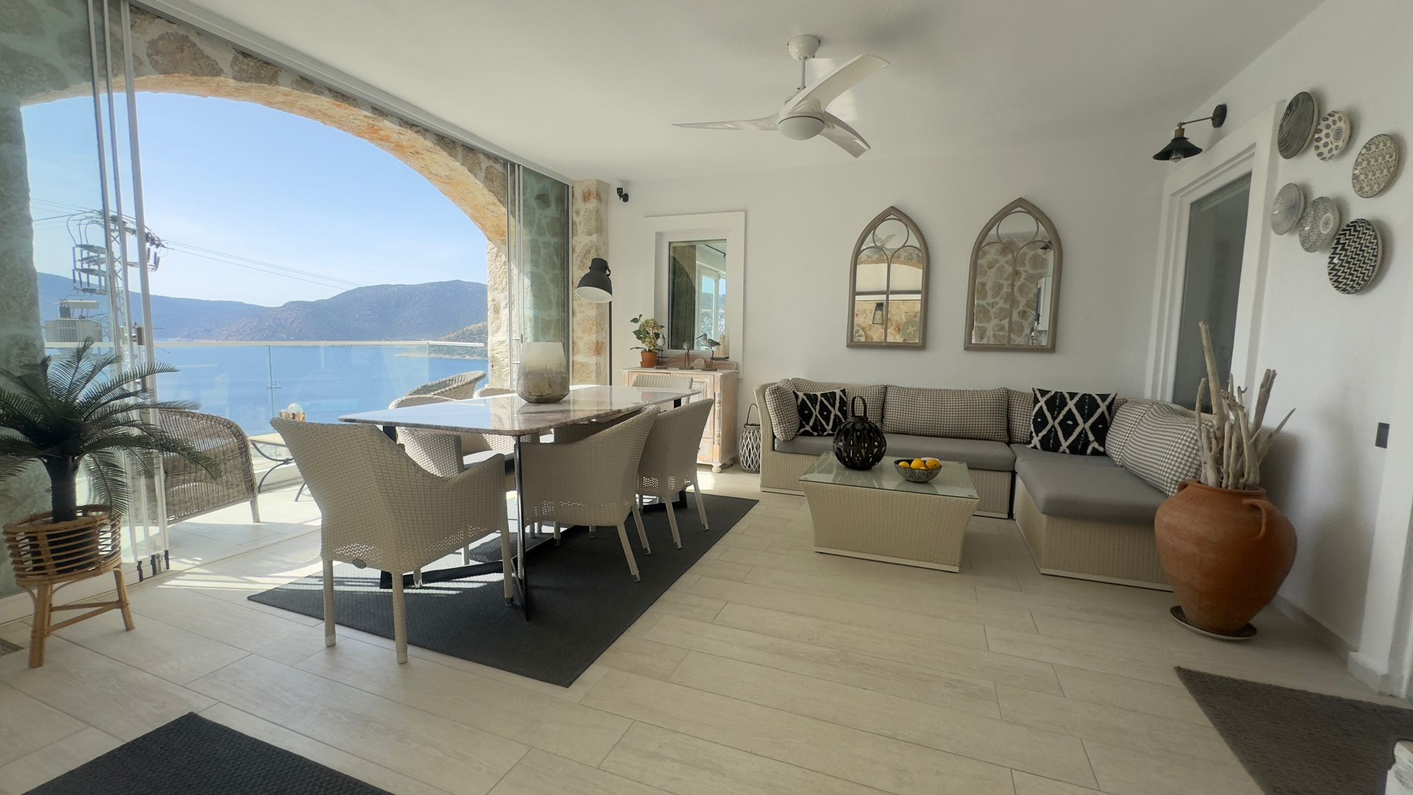 Spacious Sea-View Villa in Kalkan