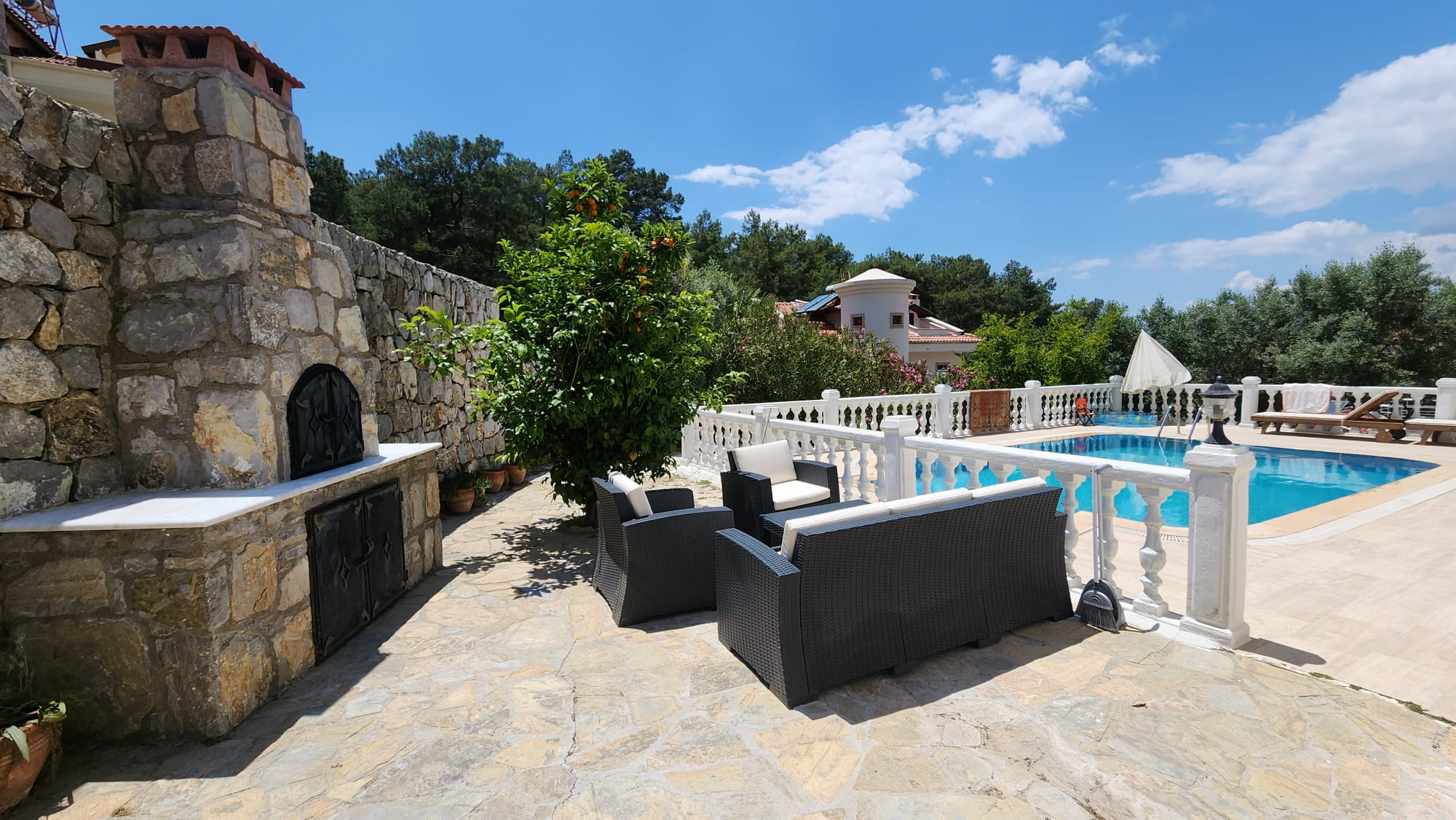 Spacious Uzumlu Mountain-View Villa