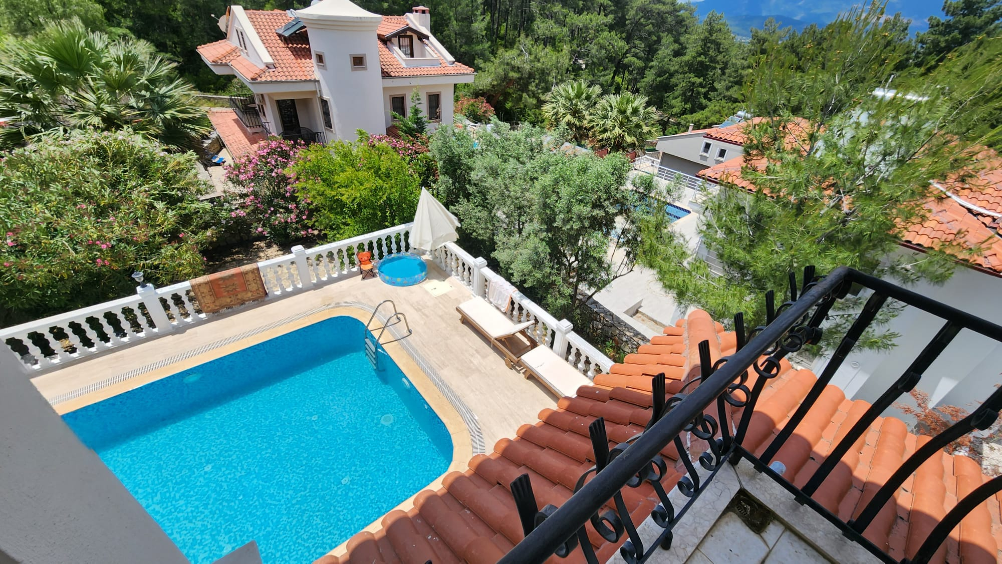 Spacious Uzumlu Mountain-View Villa
