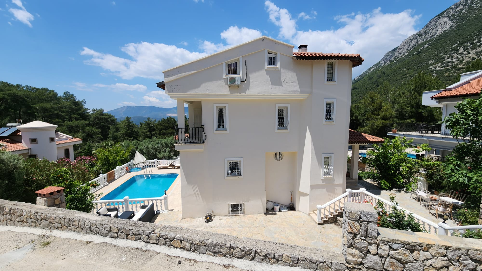 Spacious Uzumlu Mountain-View Villa