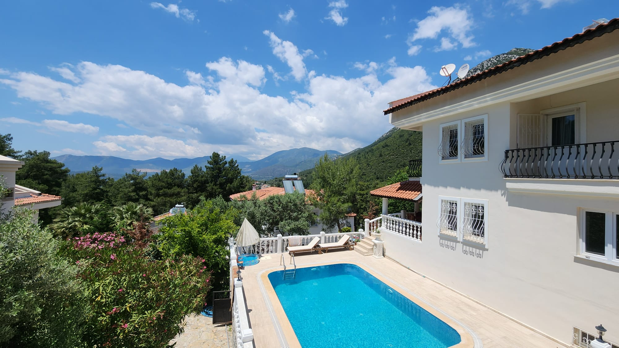 Spacious Uzumlu Mountain-View Villa