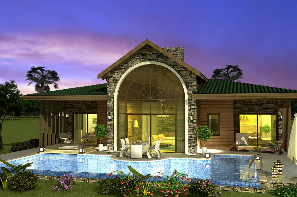 New Three-Bedroom Bungalow For Sale In Ovacik