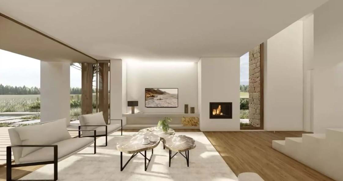 Twin villa with 3 bedrooms in golf resort and access to the beach