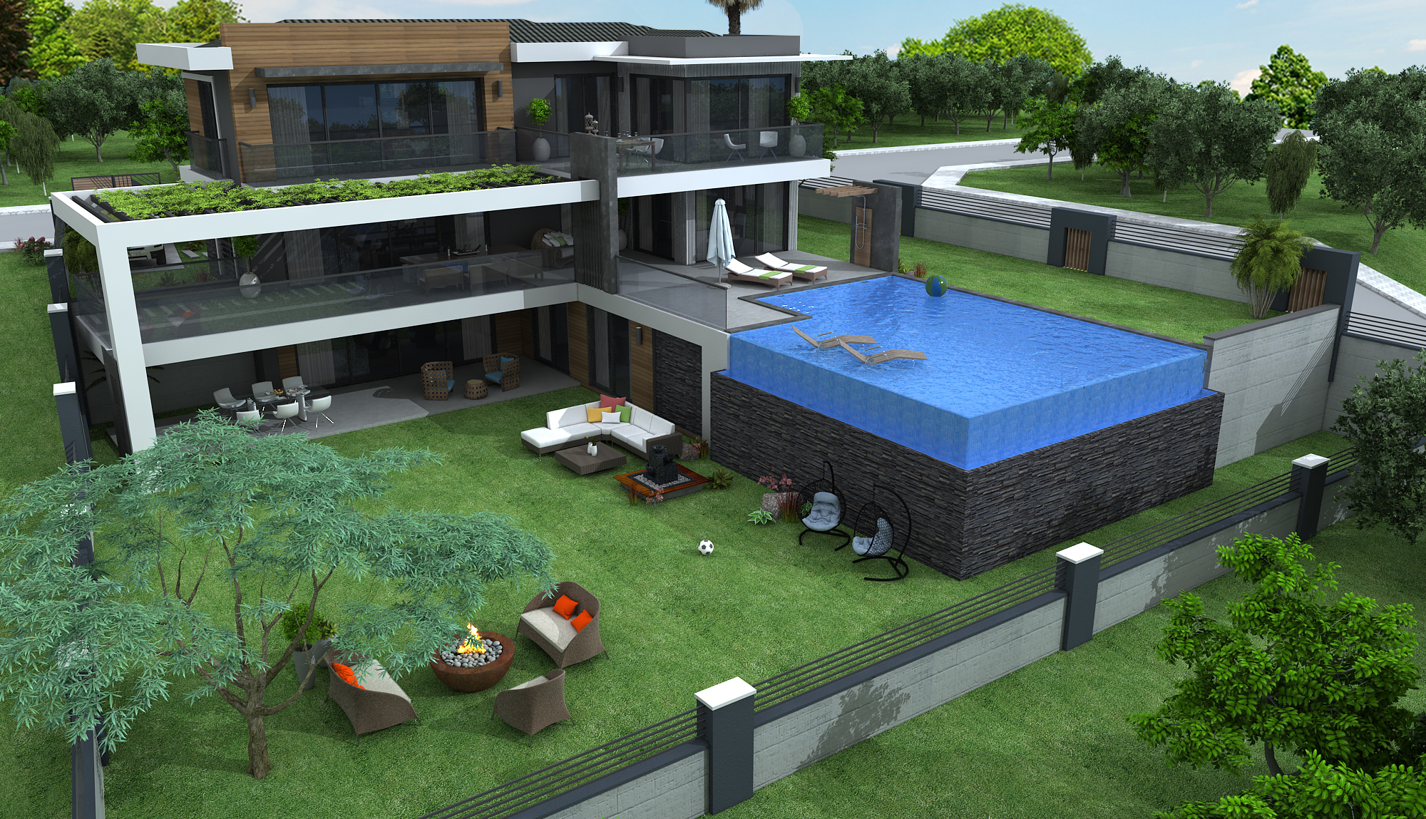 Luxury Mountain-View Villa