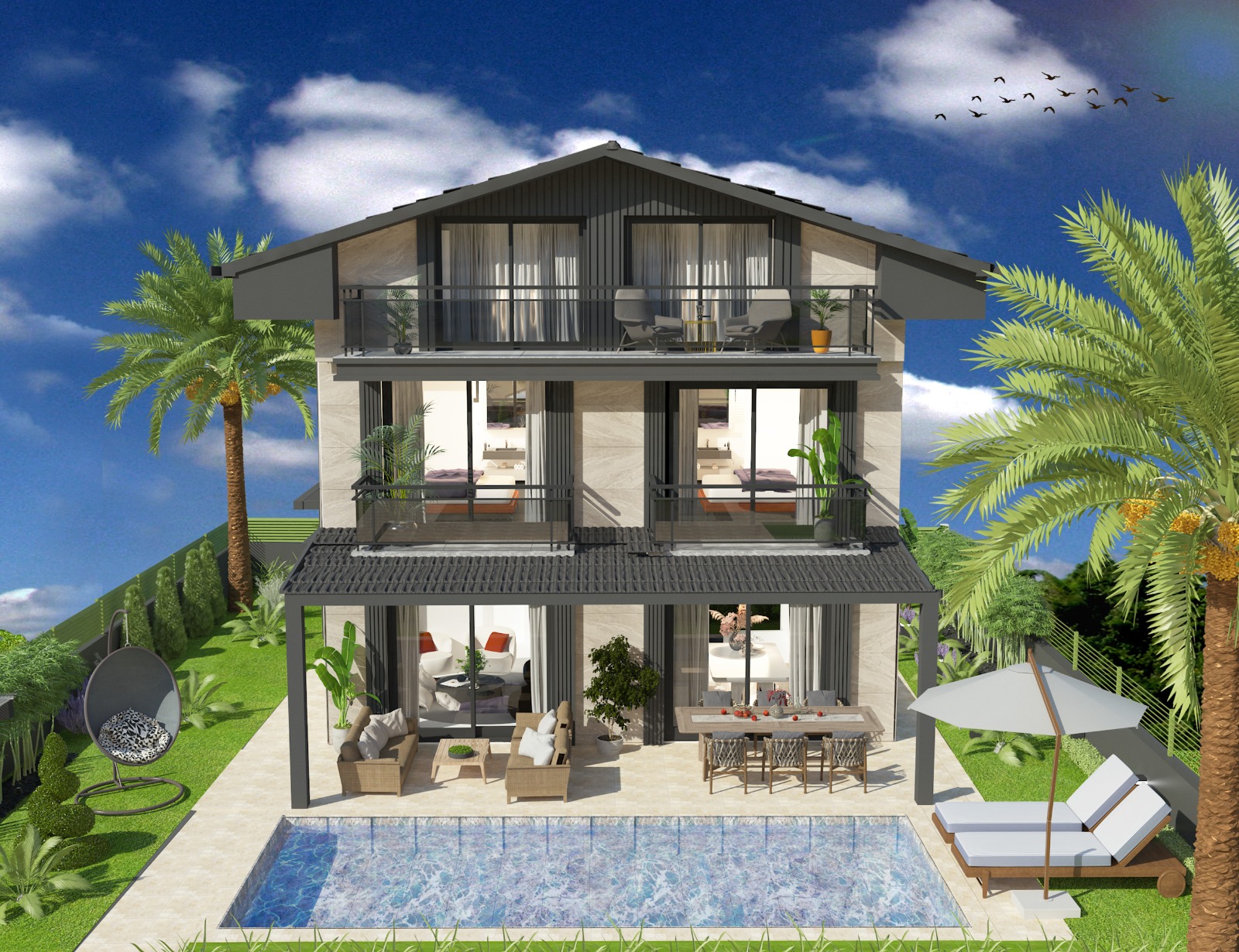 New Modern Villas in Calis