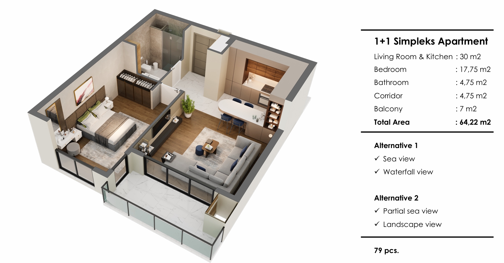Luxury Sea-View Apartments in Antalya