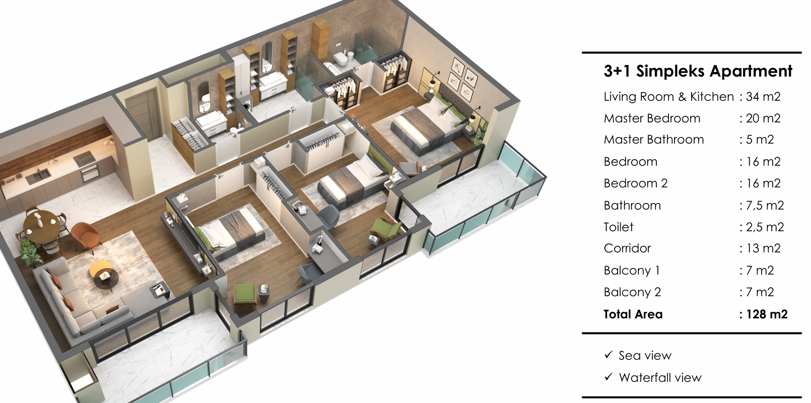 Luxury Sea-View Apartments in Antalya