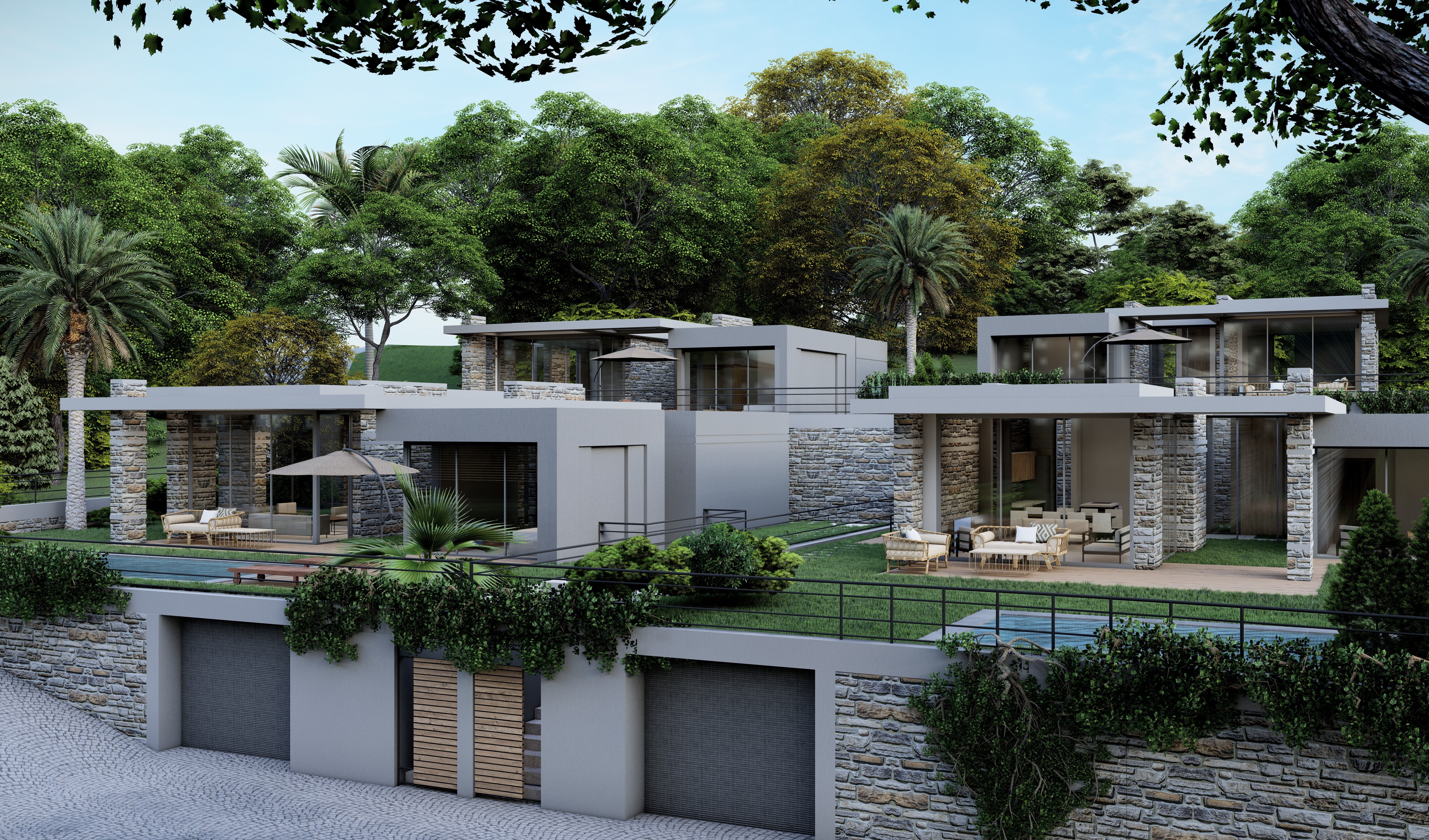 Modern Low-Level Villas in Yalikavak