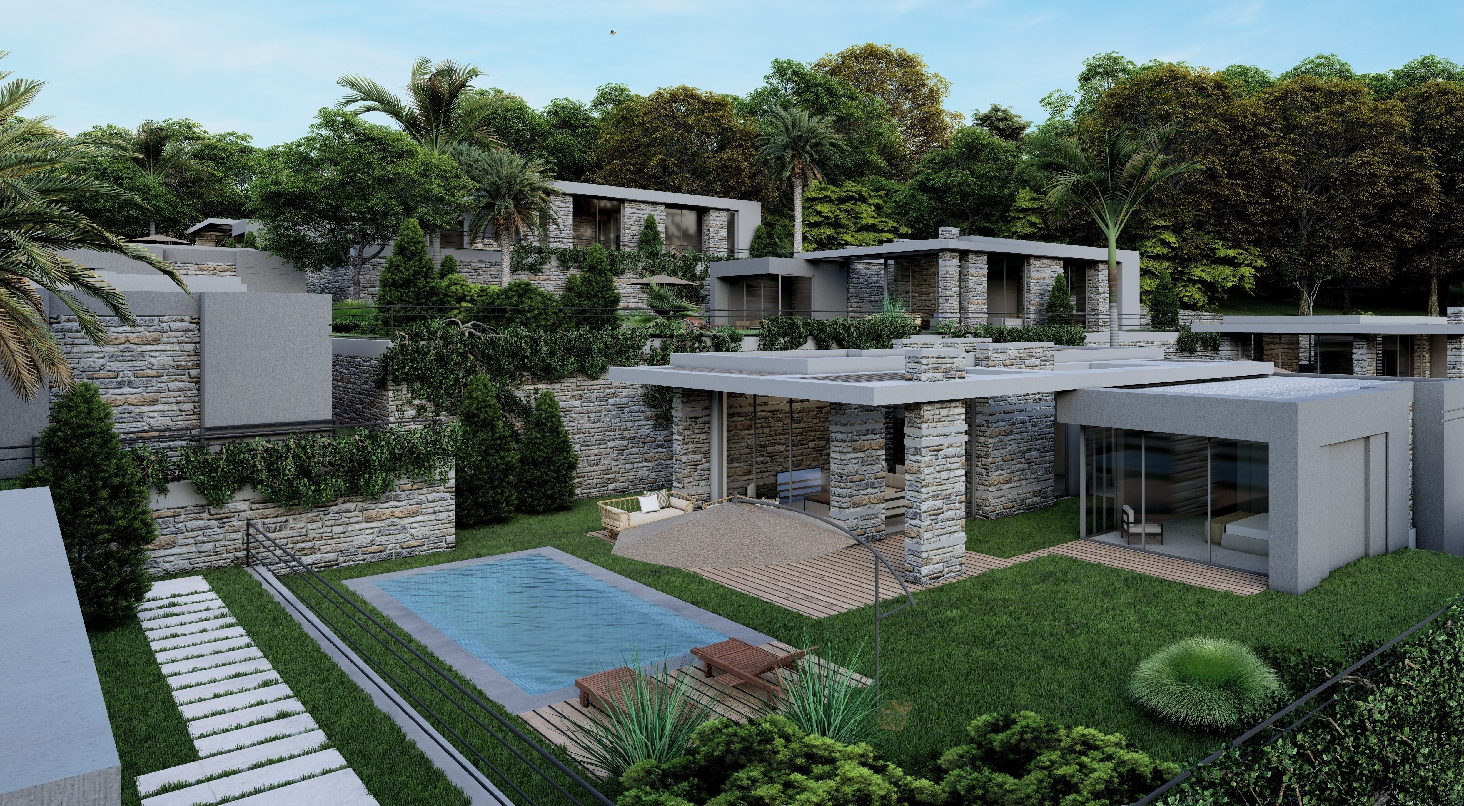 Modern Low-Level Villas in Yalikavak