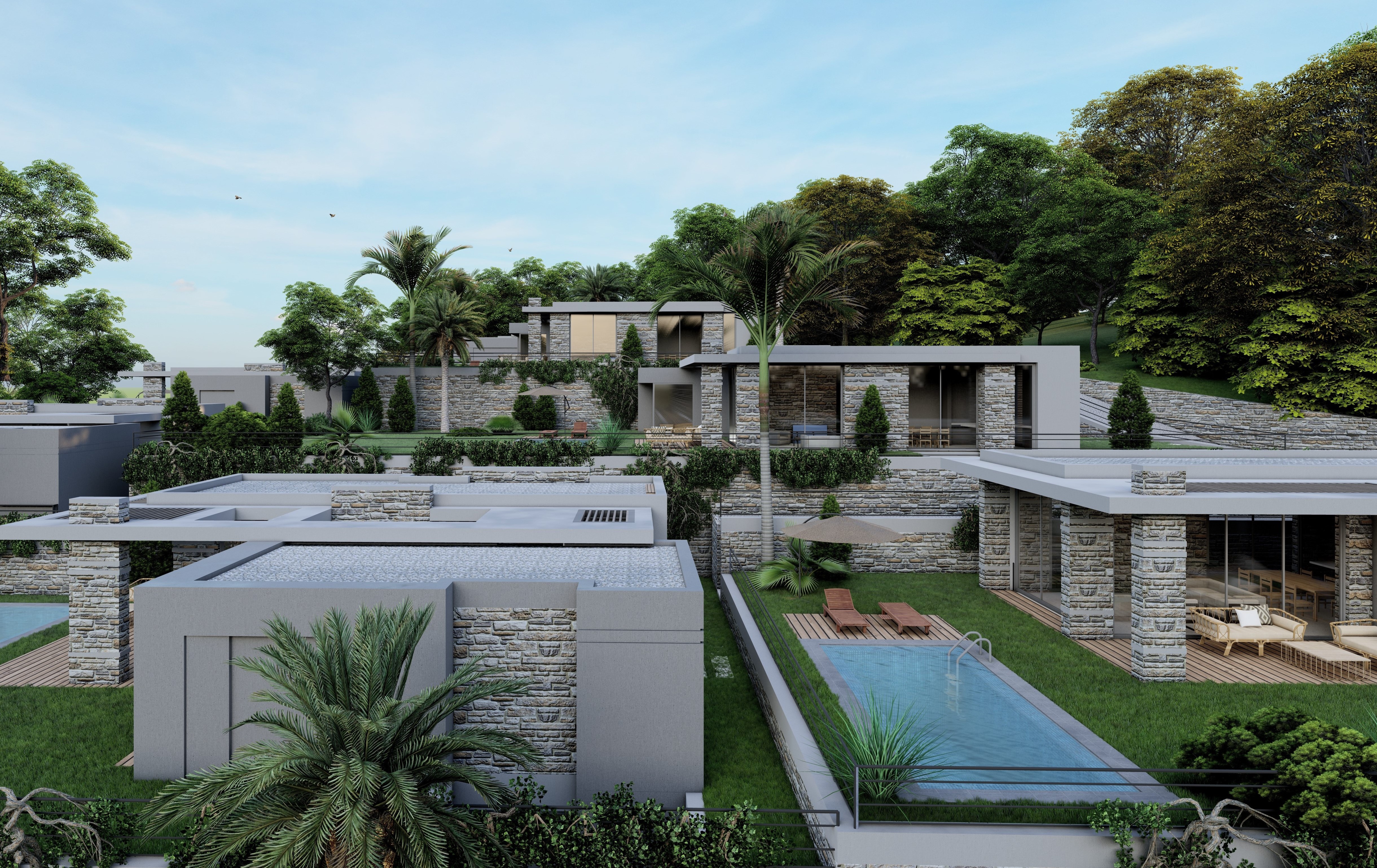 Modern Low-Level Villas in Yalikavak