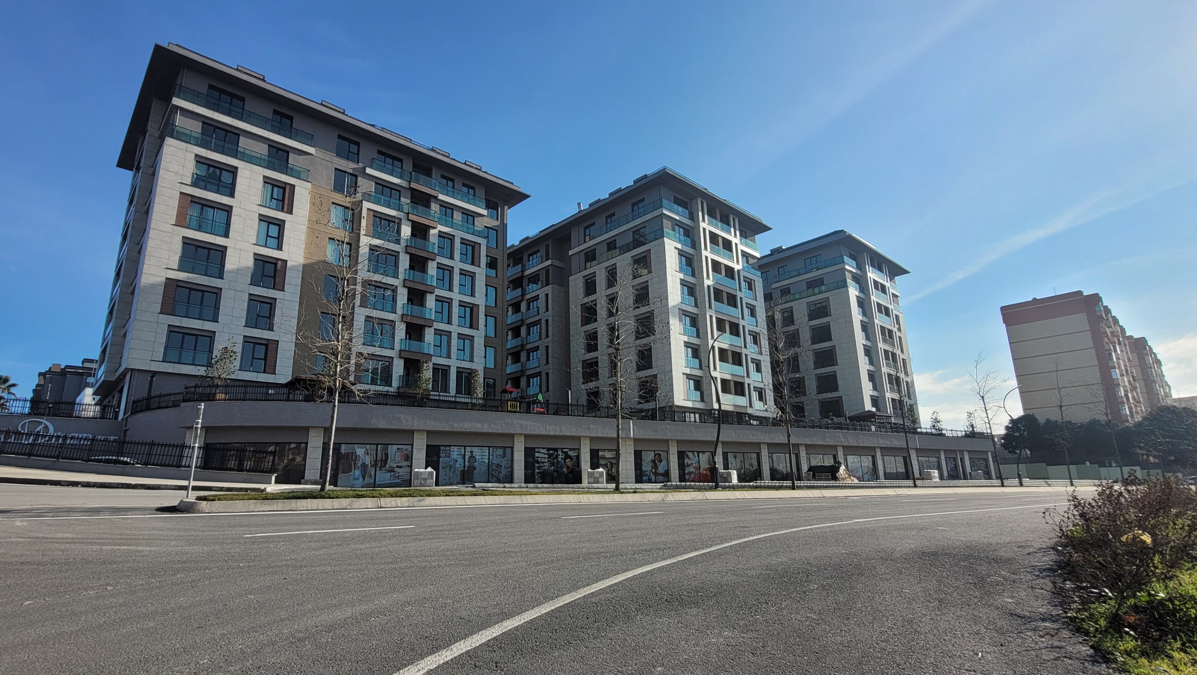 Modern Apartment Blocks in Istanbul