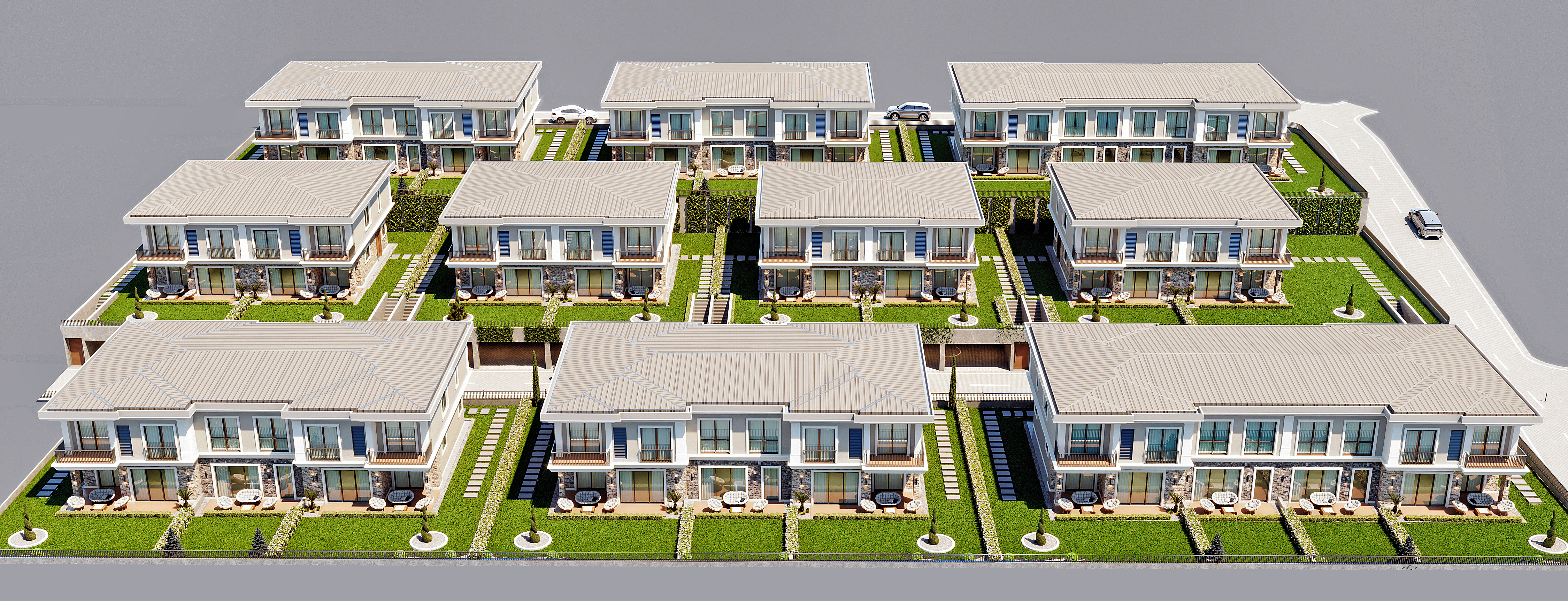 Modern Semi-Detached Villas in Istanbul