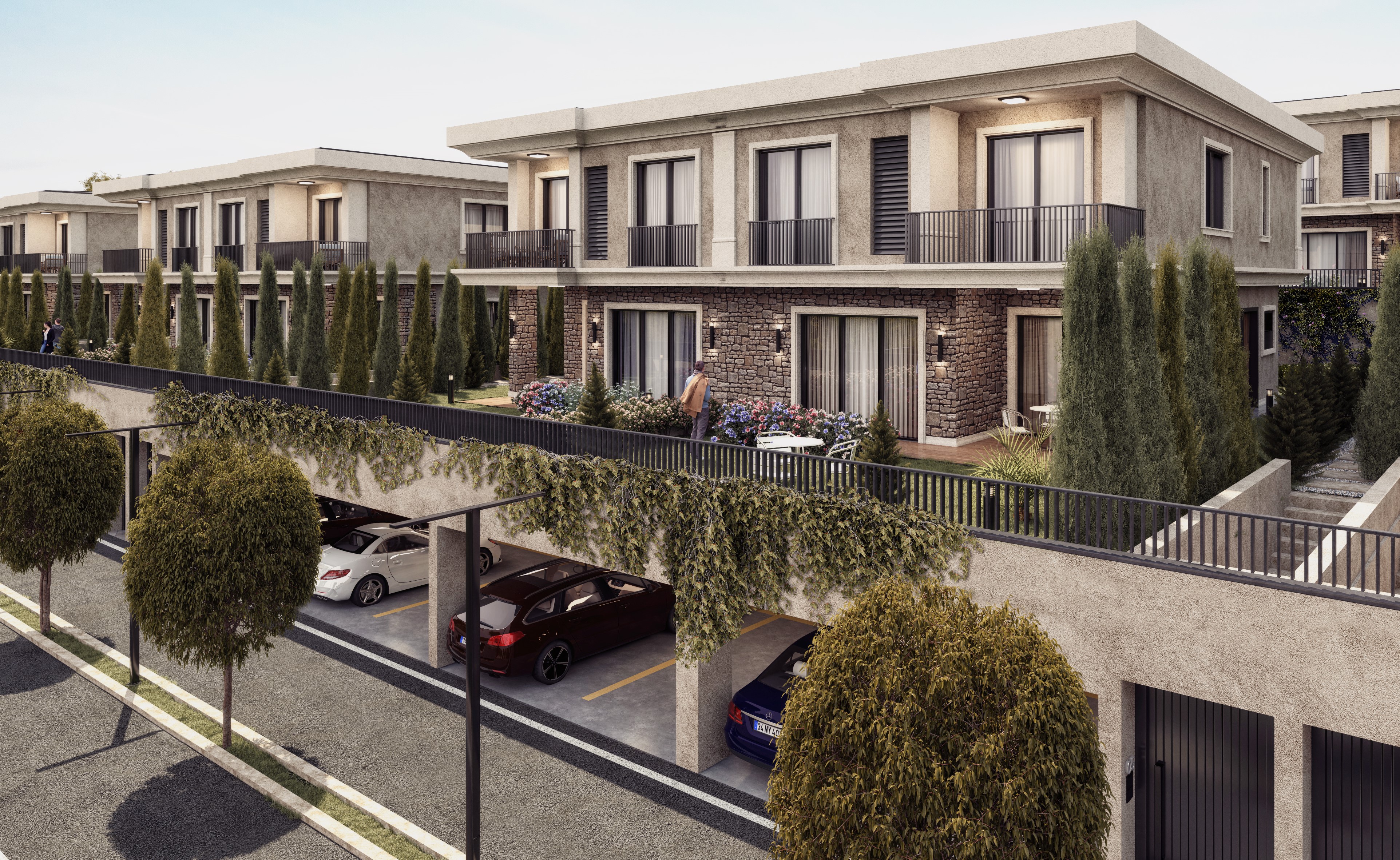 Modern Semi-Detached Villas in Istanbul