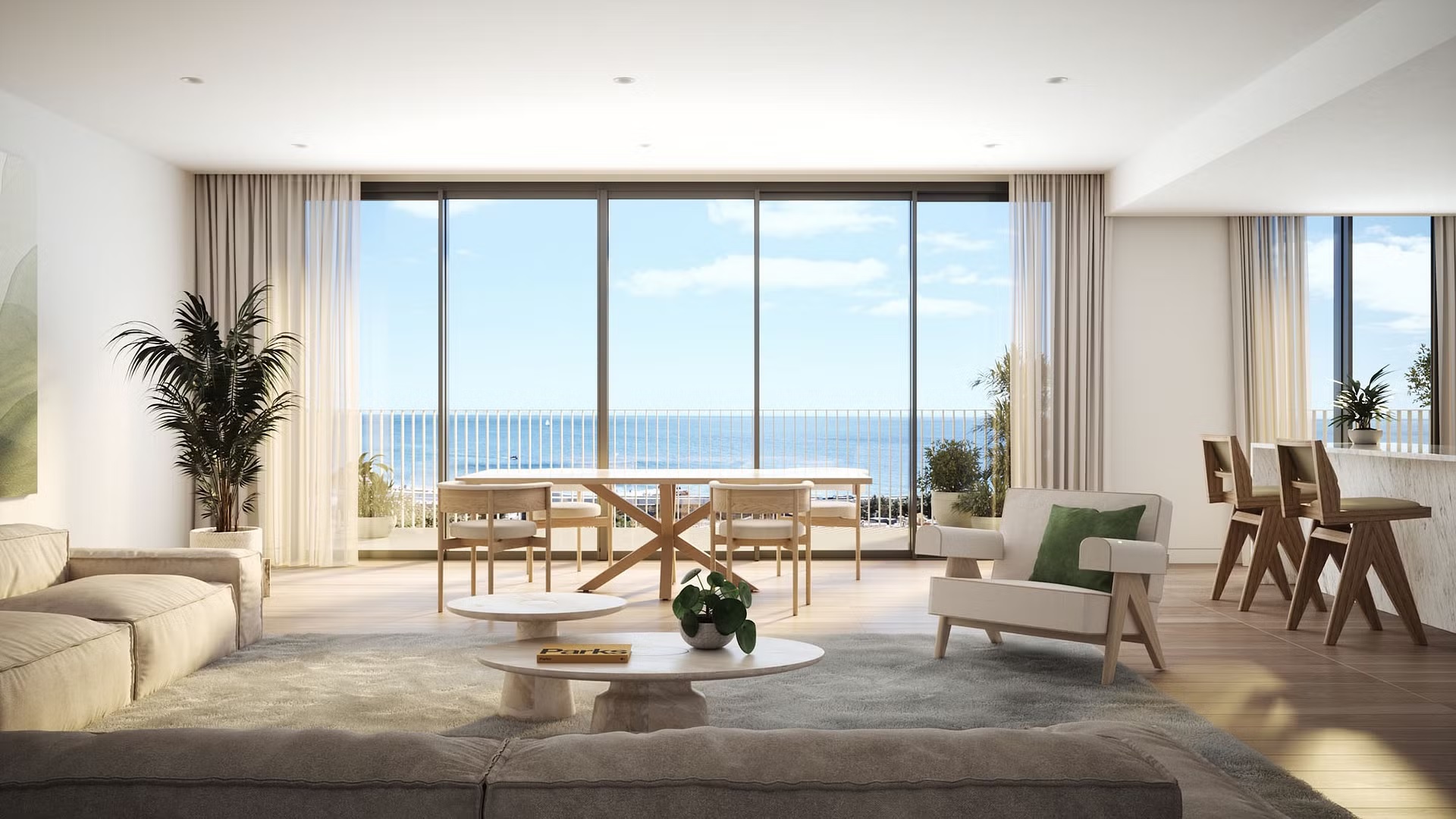 Balcony Apartment Near the Beach