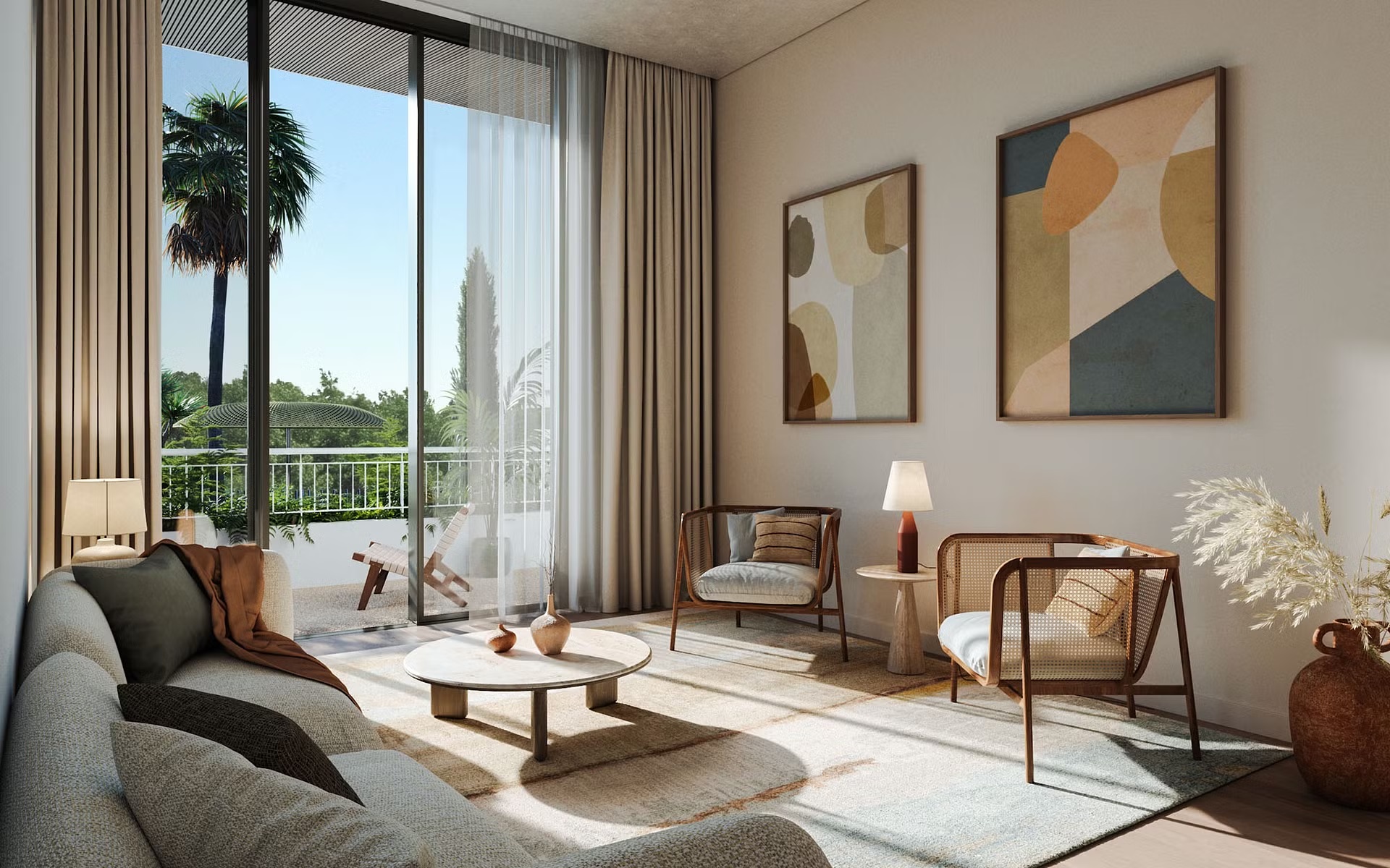 Balcony Apartment Near the Beach